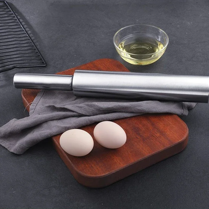 家庭用ステンレス製麺棒 麺圧し器 餃子麺棒 キッチンベーキン - Kitchen Roller Baking のレビューと価格