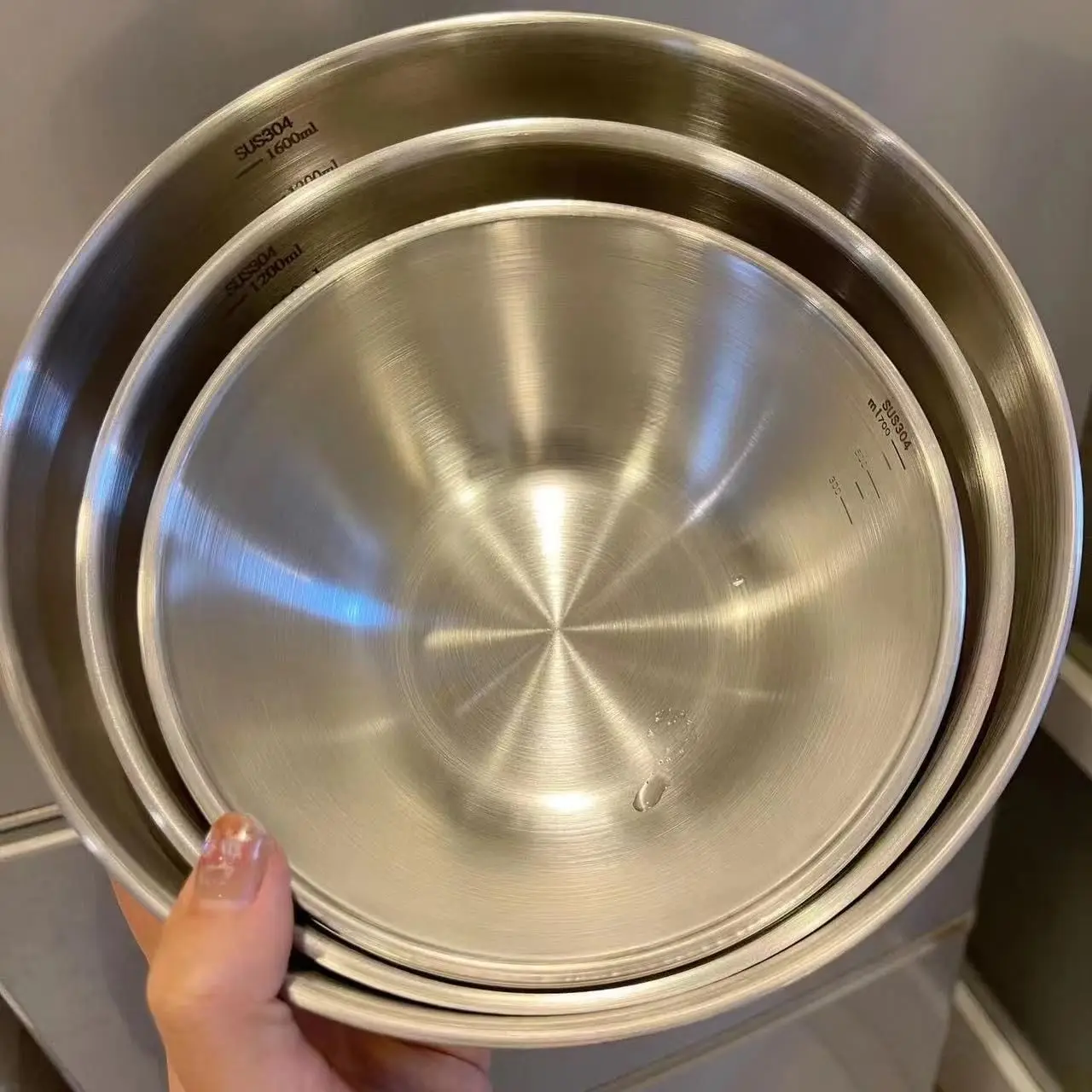 1-3個のステンレス製ボウルセット、目盛り付き、調理・ベーキ - Baking Kitchen Set のレビューと価格