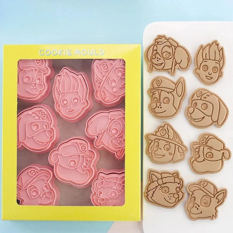 「パウ・パトロール」のクッキー型。かわいいアニメキャラクター - Baking Kitchen Set のレビューと価格