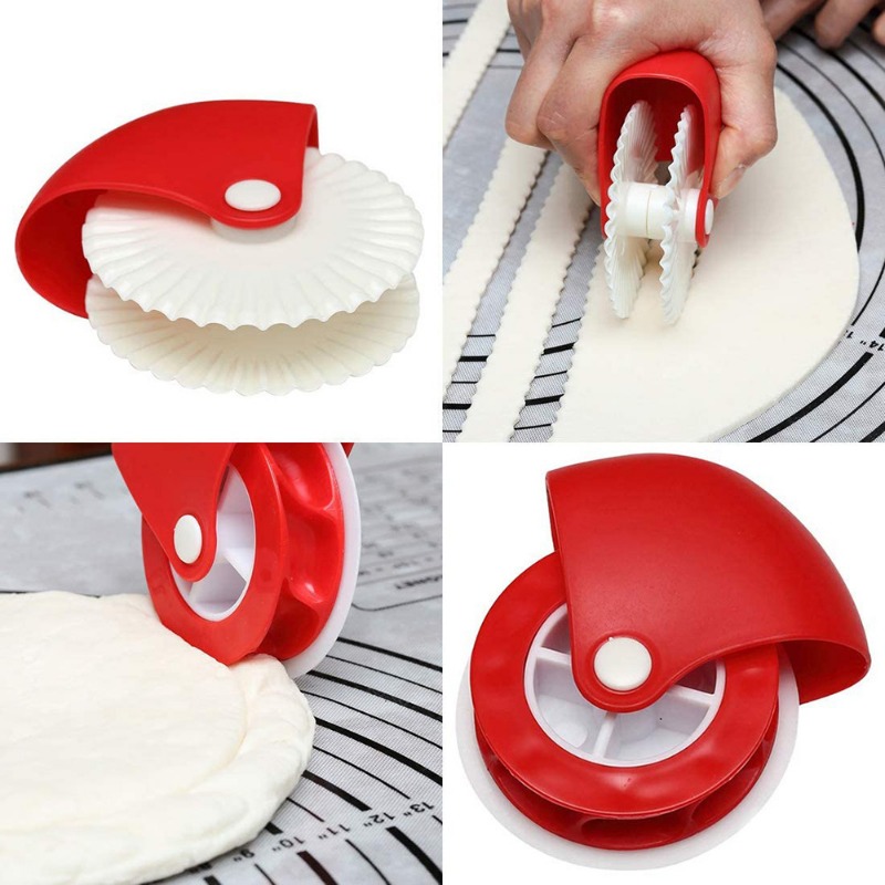 1PC キッチンツールペストリーカッティングホイールピザロー - Kitchen Roller Baking のレビューと価格